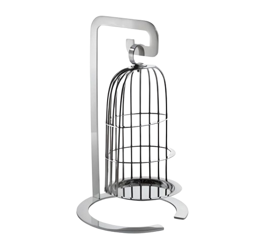 HADI STAINLESS STEEL BIRD CAGE STAND 49 H CM