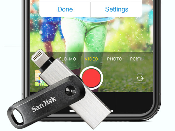 فلاش ميموري للايفون 64 جيجا SANDISK iphone flash meomory 64 GB