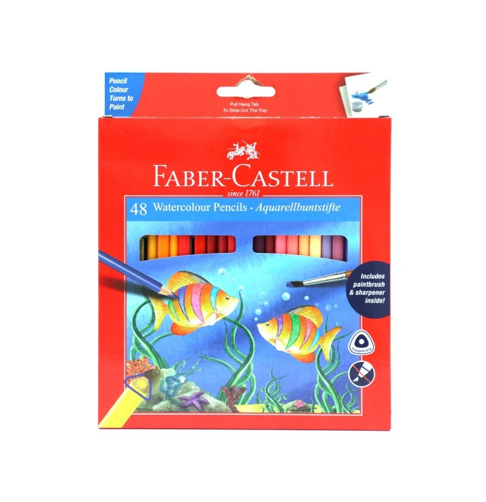 Faber-Castell 48 Water Colour Pencils Aquarellbuntstifte