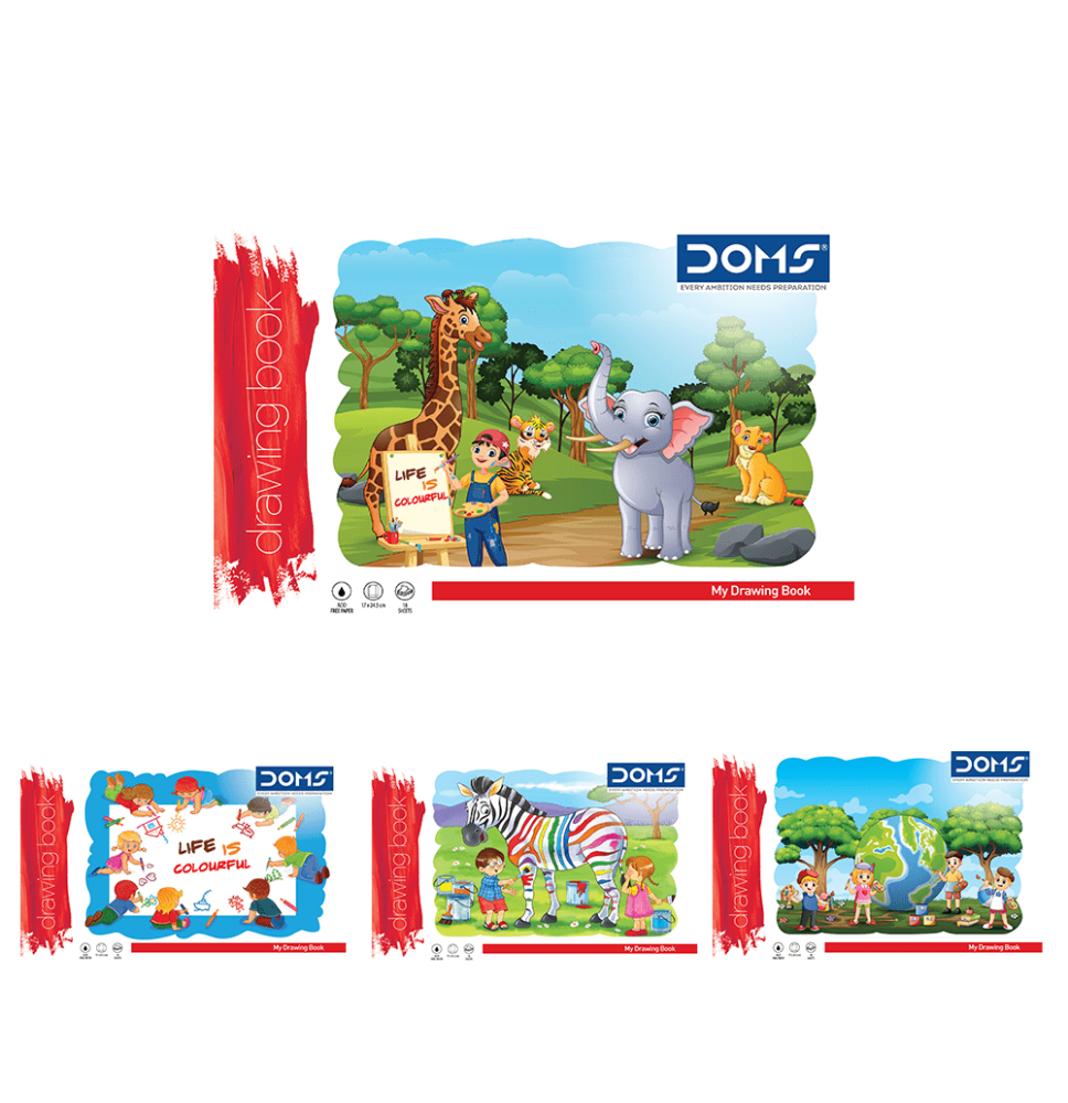 Doms Drawing Book Spiral 29.7x21cm 15 Sheets