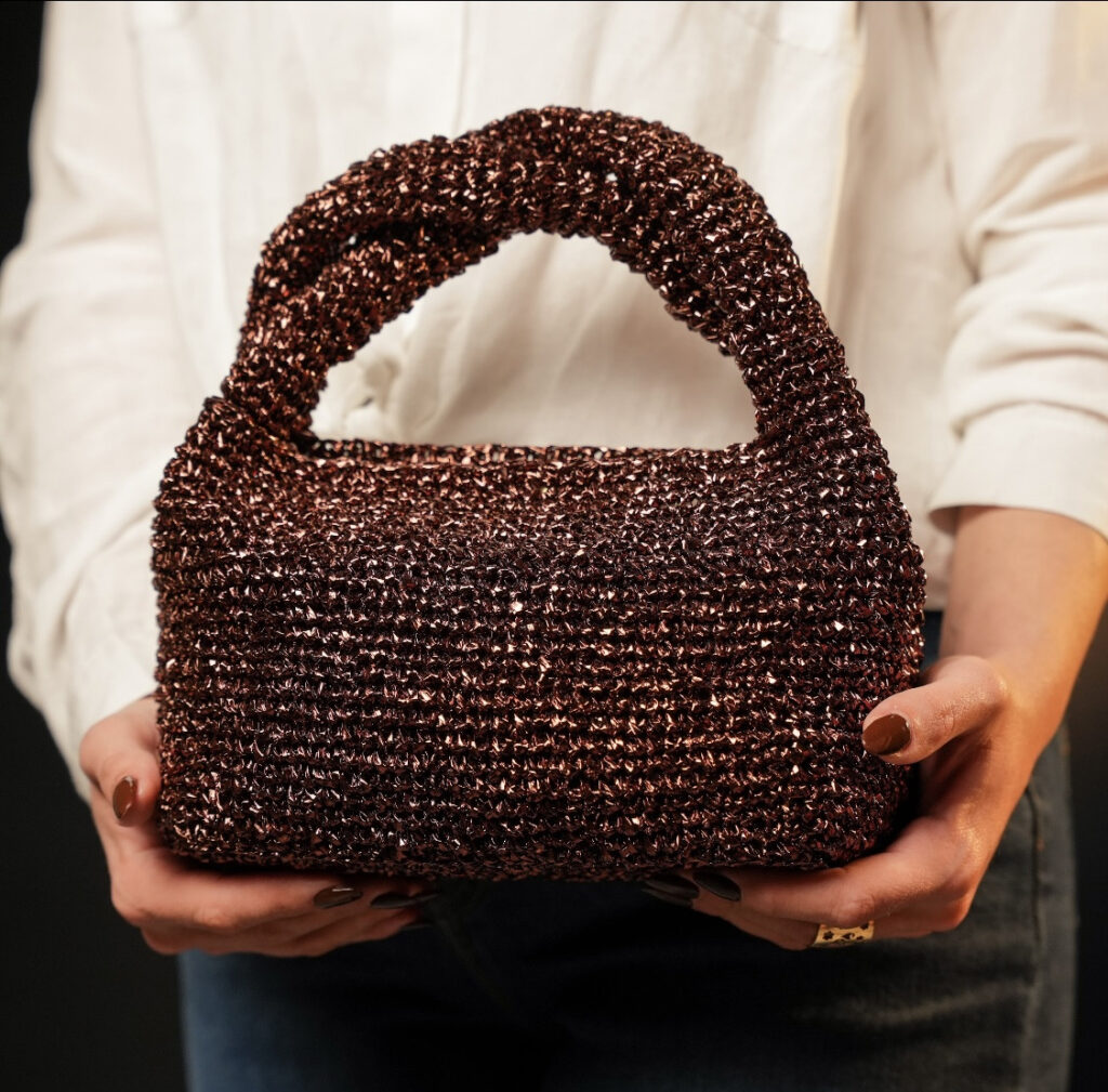 Crochet handbag