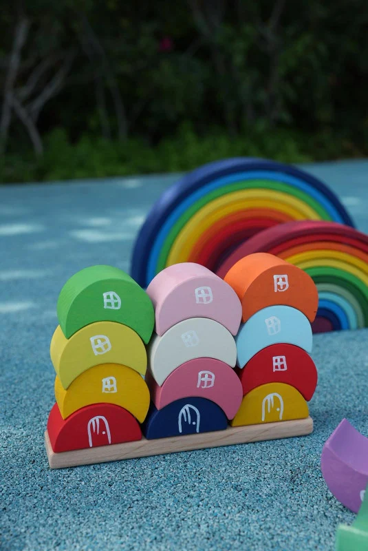 لعبة البيوت الملونة-The Rainbow Arch