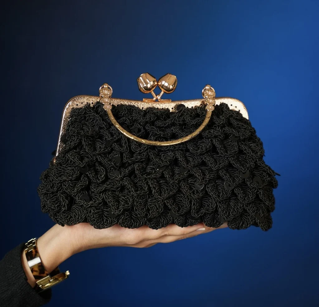 Crochet handbag