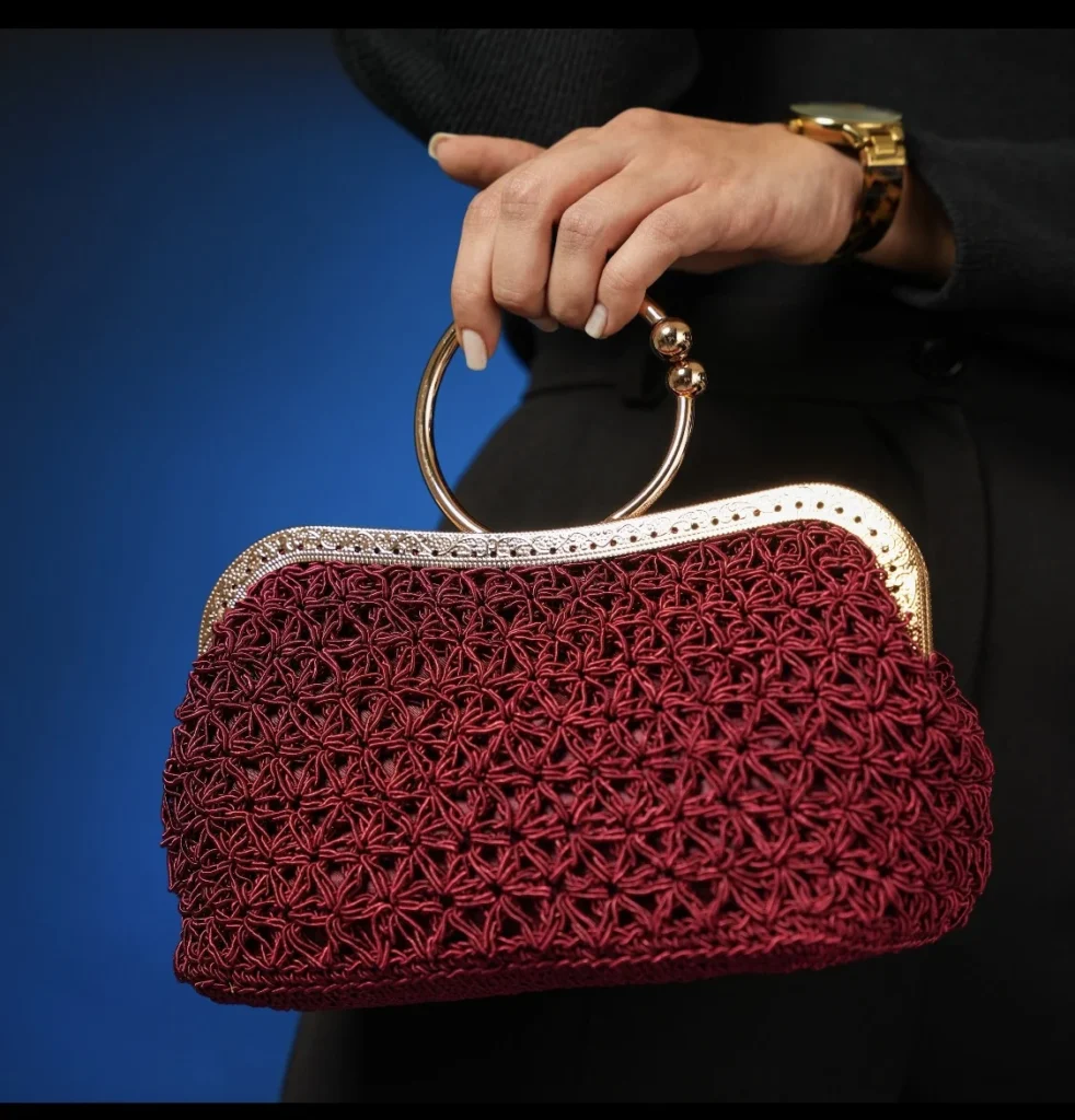 Crochet handbag
