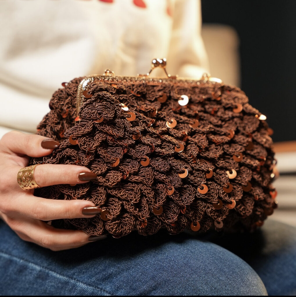 Crochet handbag