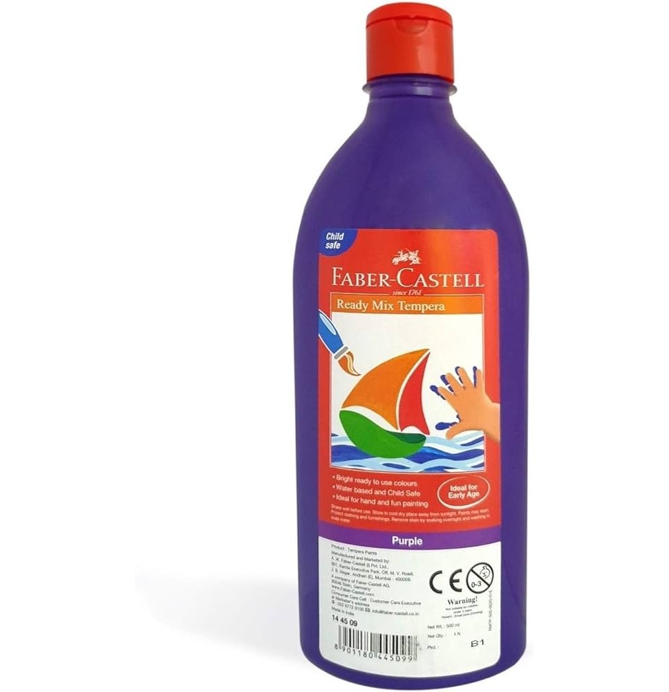 Faber-Castell Ready Mix Tempera 500Ml Purple