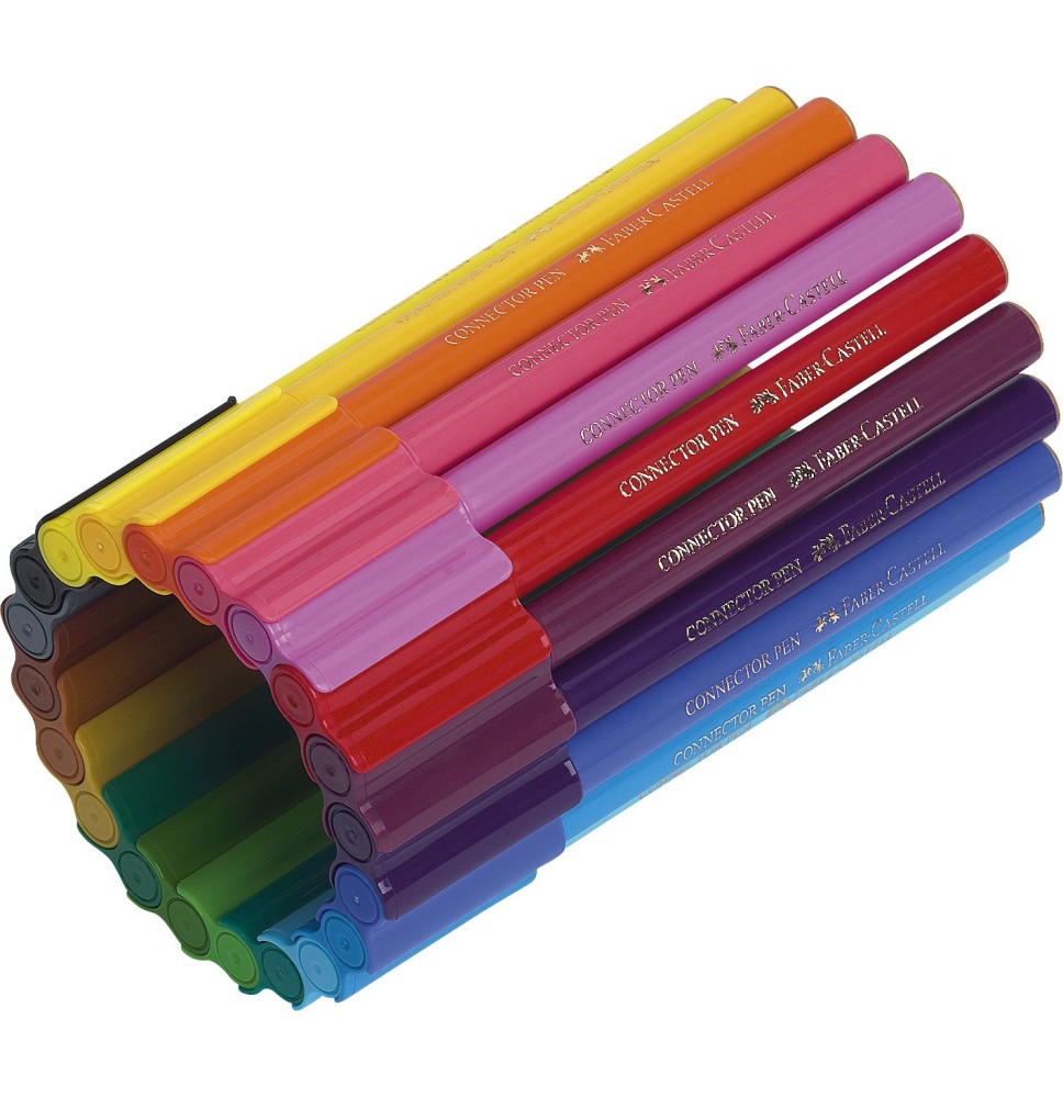 Faber-Castell Connector Pens 25Pc 1Pck