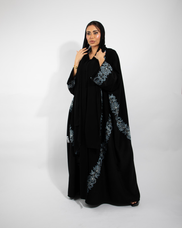 Winter Abaya Embroidery