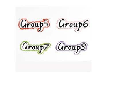Magnetic Stickers Classroom Group5-6-7-8