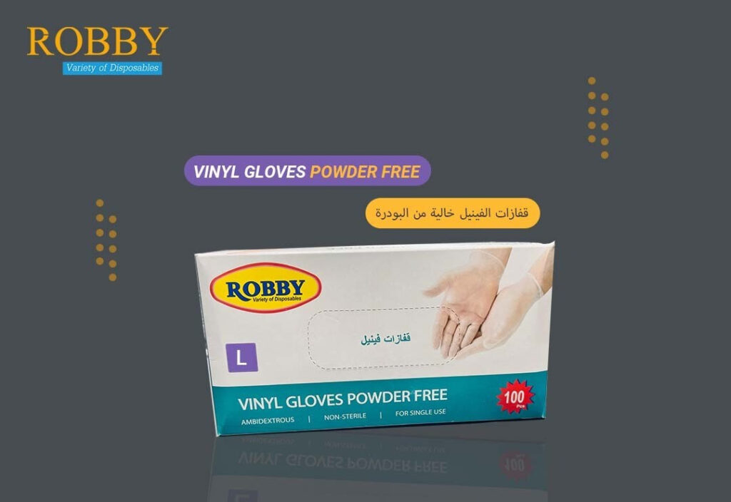 VINYL GLOVES powder free