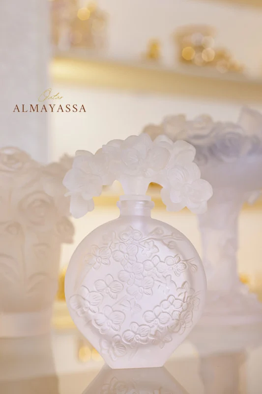 Flowers Crystal Perfume Bottle