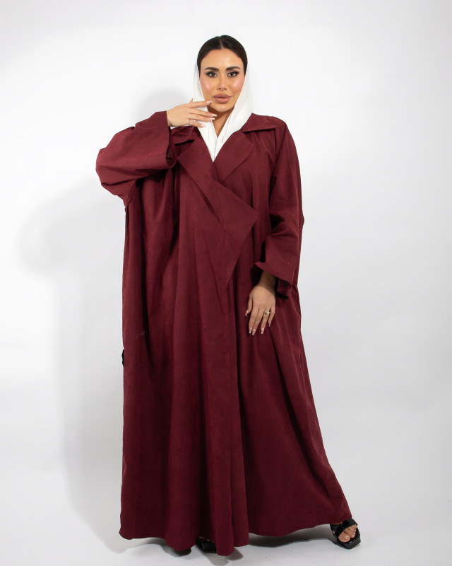 Maroon Abaya