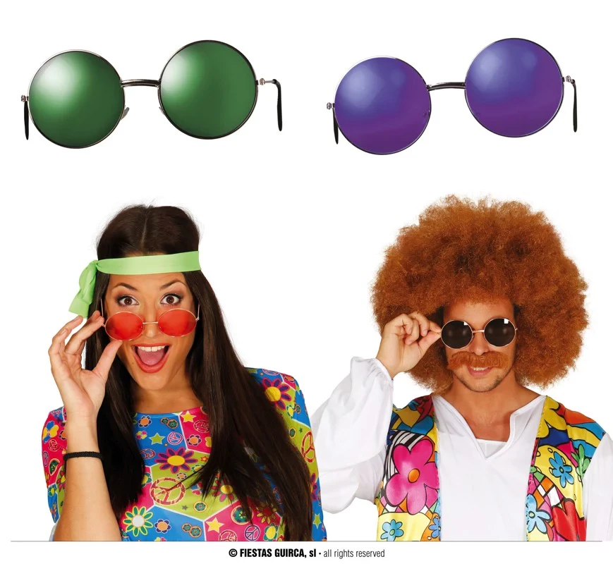 Hippy Glasses 1 piece assorted color