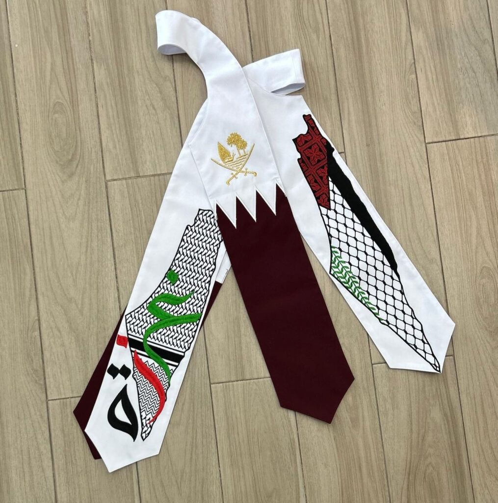 وشاح اليوم الوطني القطري