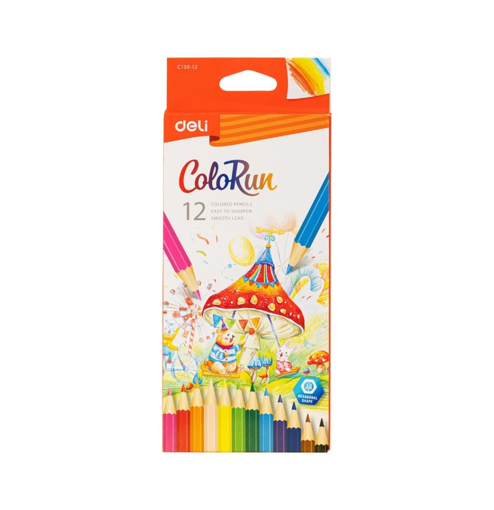 Deli Colorun Color Pencil 12Pc 1Pck