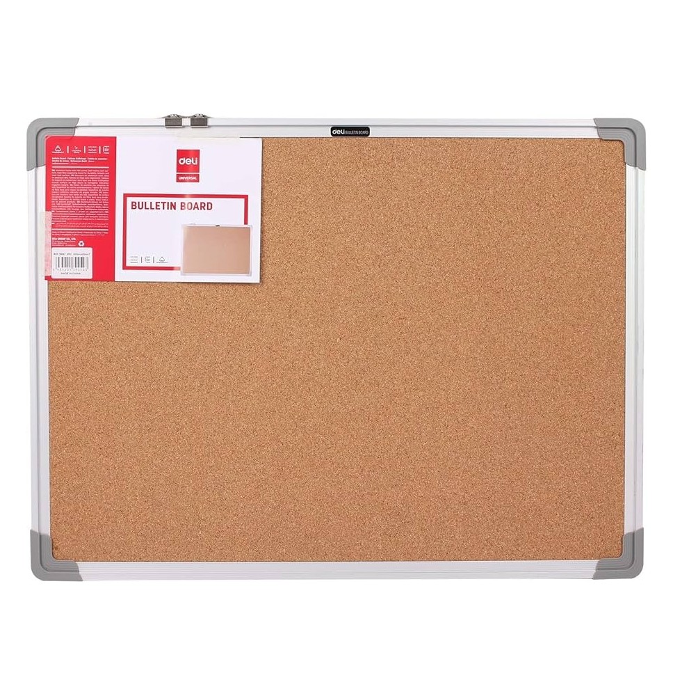 Deli Cork Board 600x450mm 1Pc