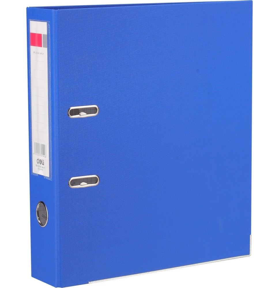 Deli Lever Arch File Blue 3 A4 1Pc