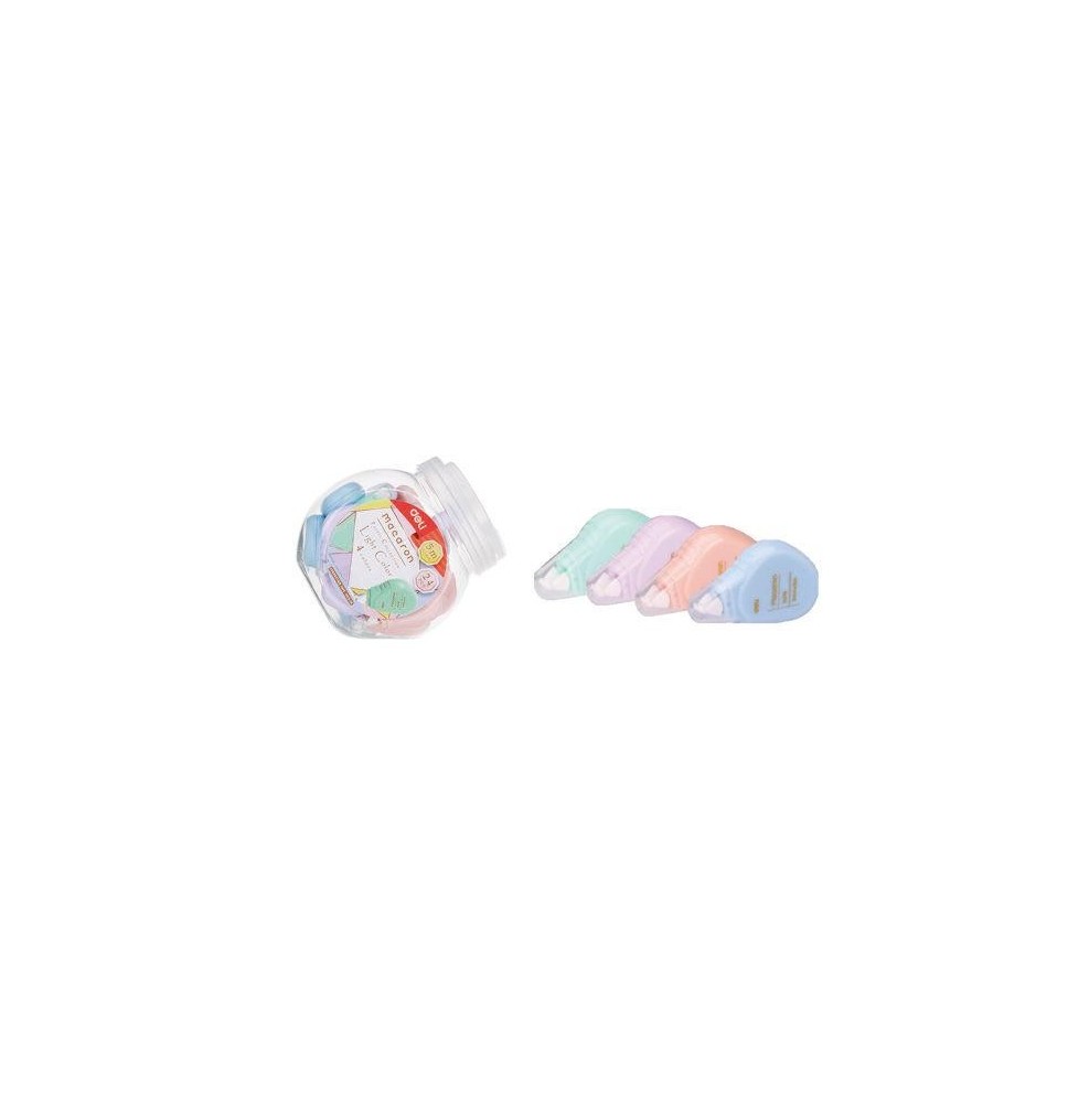 Deli Macaron Pastel Correction Tape 5MmX5M 1Pc