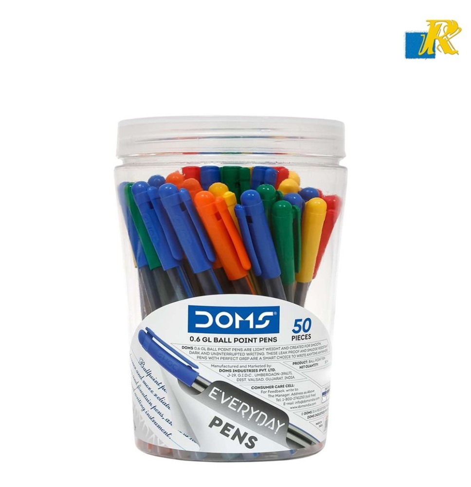 Doms Everday Ball Pen 50Pc 1Box