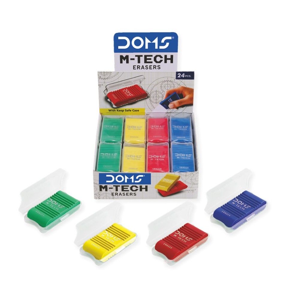 Doms M-Tech Eraser 24Pc 1Pck