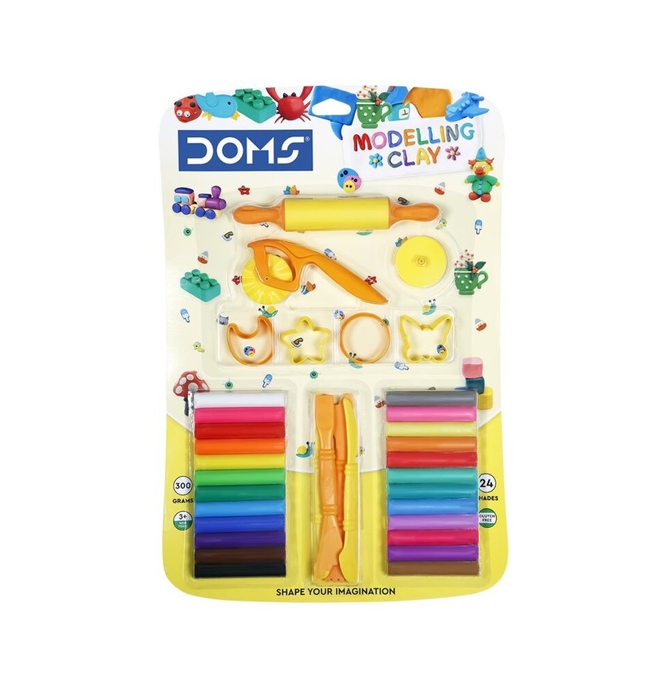 Doms Modeling Clay 300G 24Pc 1Pck
