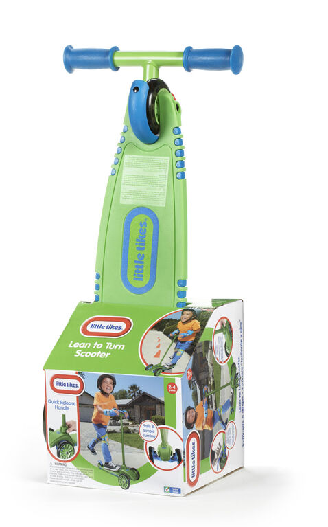 Little Tikes-Lean To Turn Scooter-Green/Blue