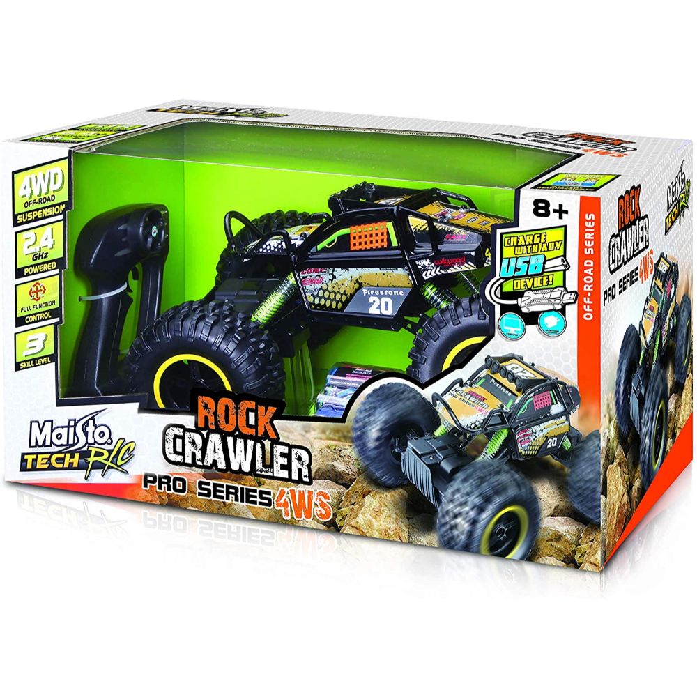 Maistomai Rock Crawler Pro - (Usb Version) 2.4 Ghz (Included Chargeable Li-Ion Batteries) 81334