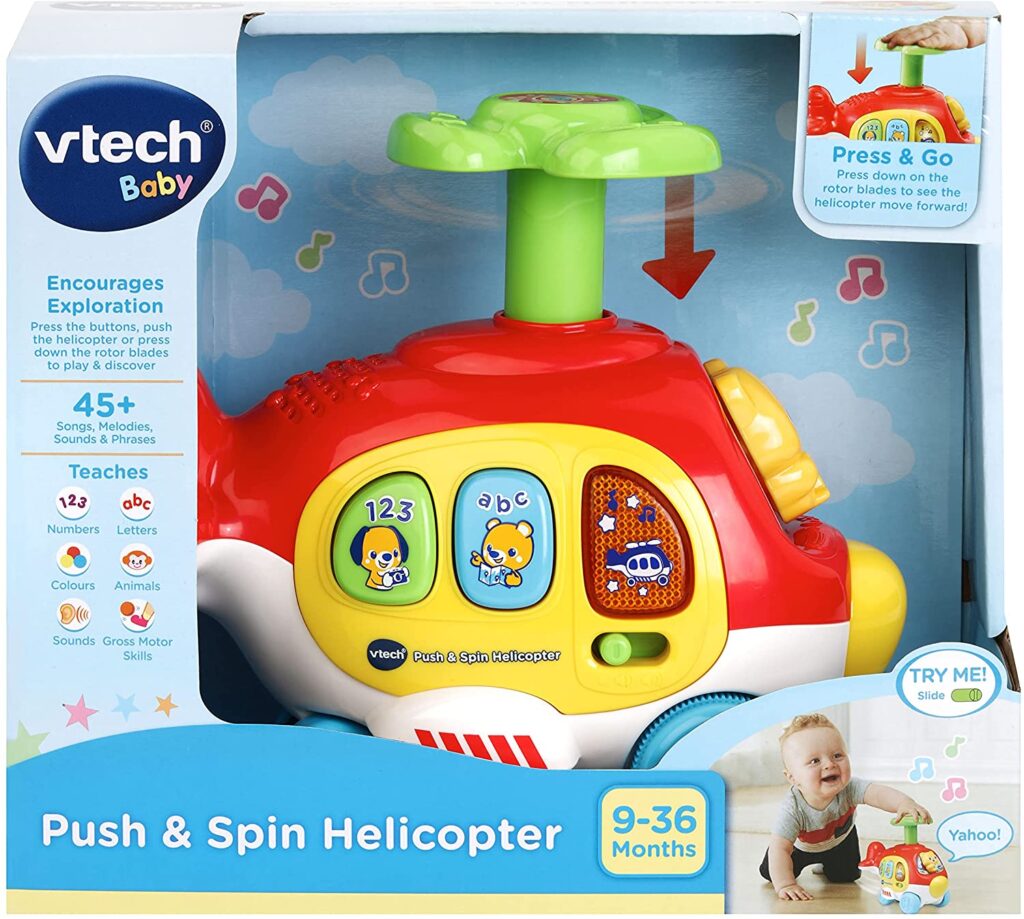 Vtech Push And Spin Helicopter