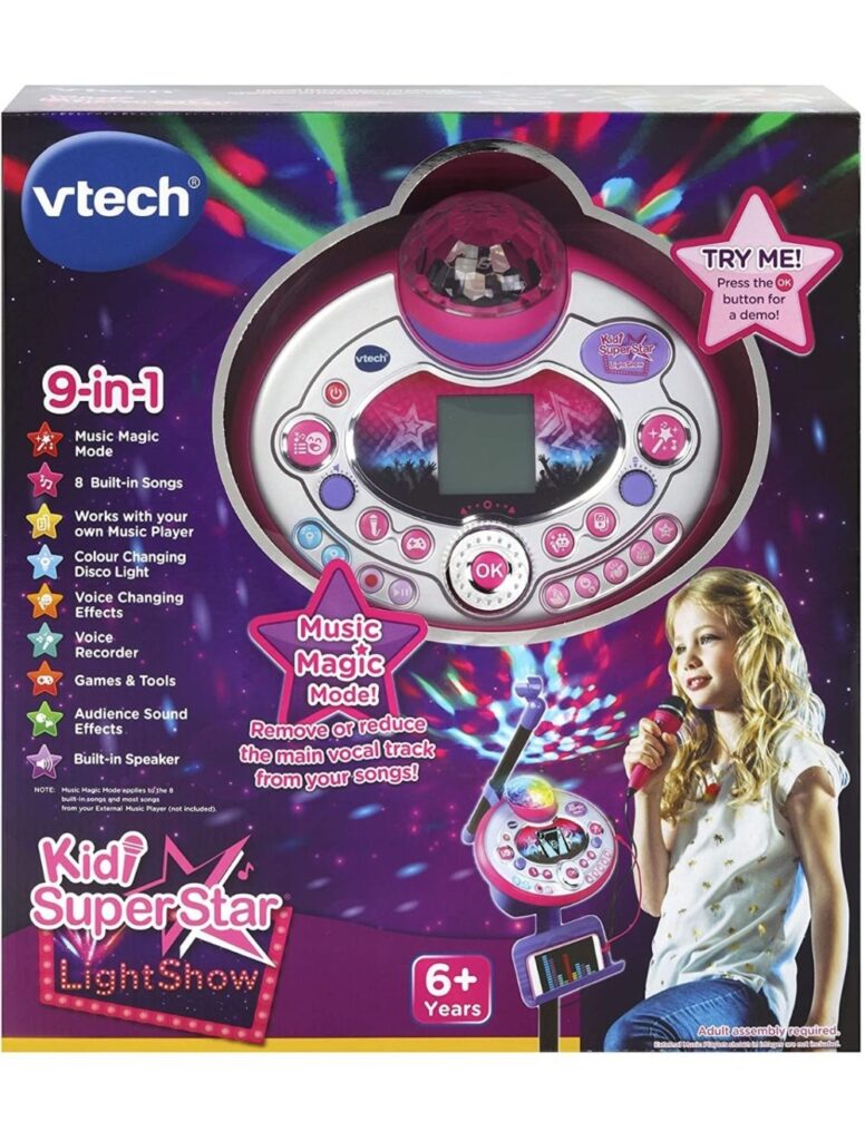 Vtech Kidi Super Star Light Show Purple Vtuk S18