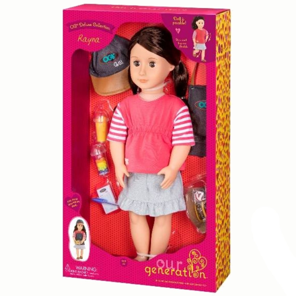 Our Generation Deluxe Food Truck Doll Skirt Version Rayna