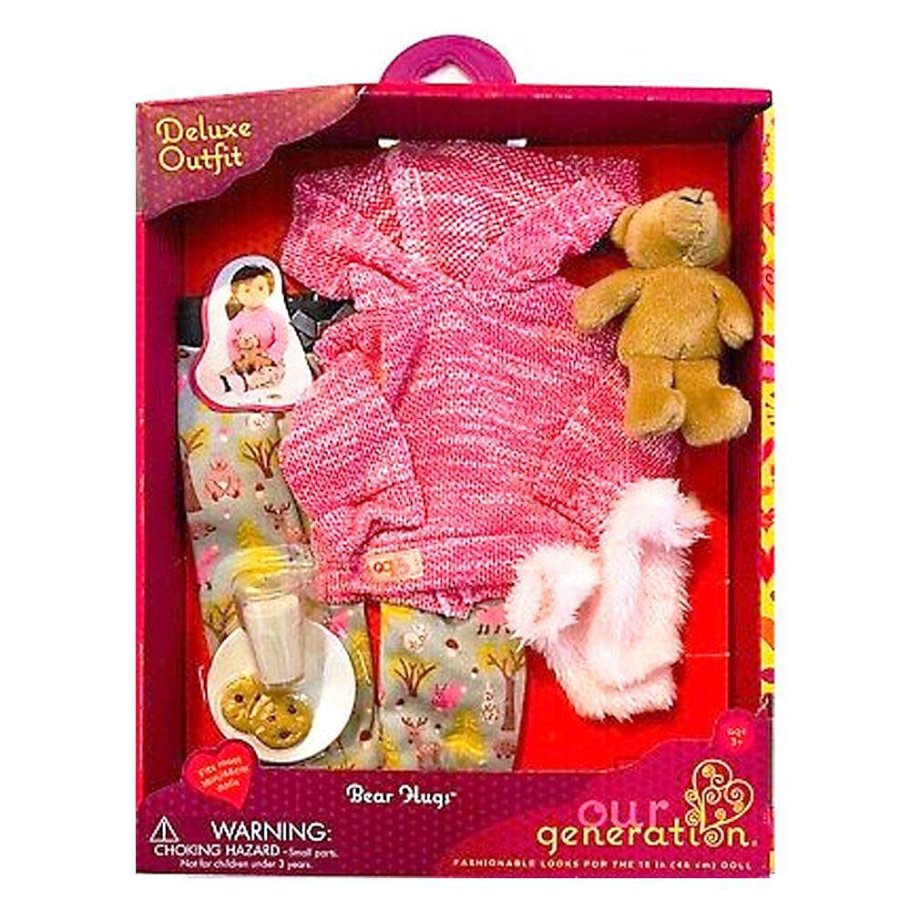 Our Generation Deluxe Pajama & Plush Bear Outfit