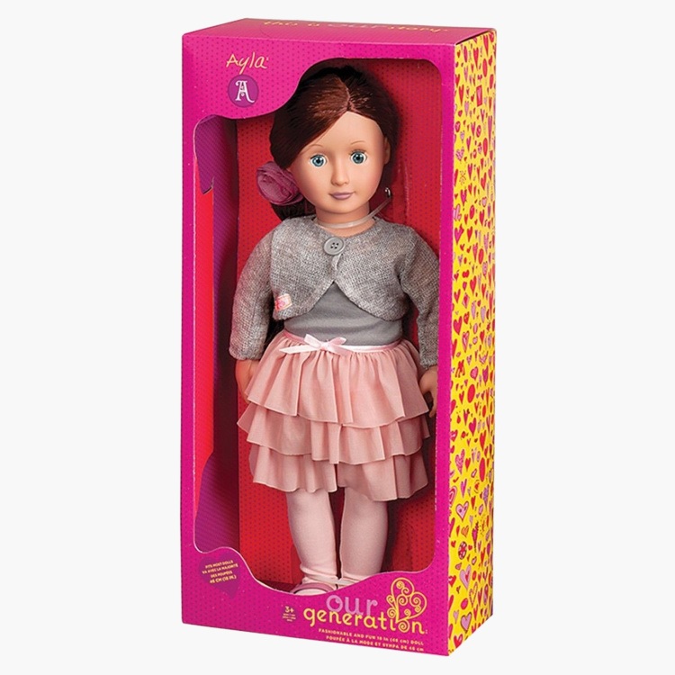 Our Generation Doll With Frilly Skirt-Ayla