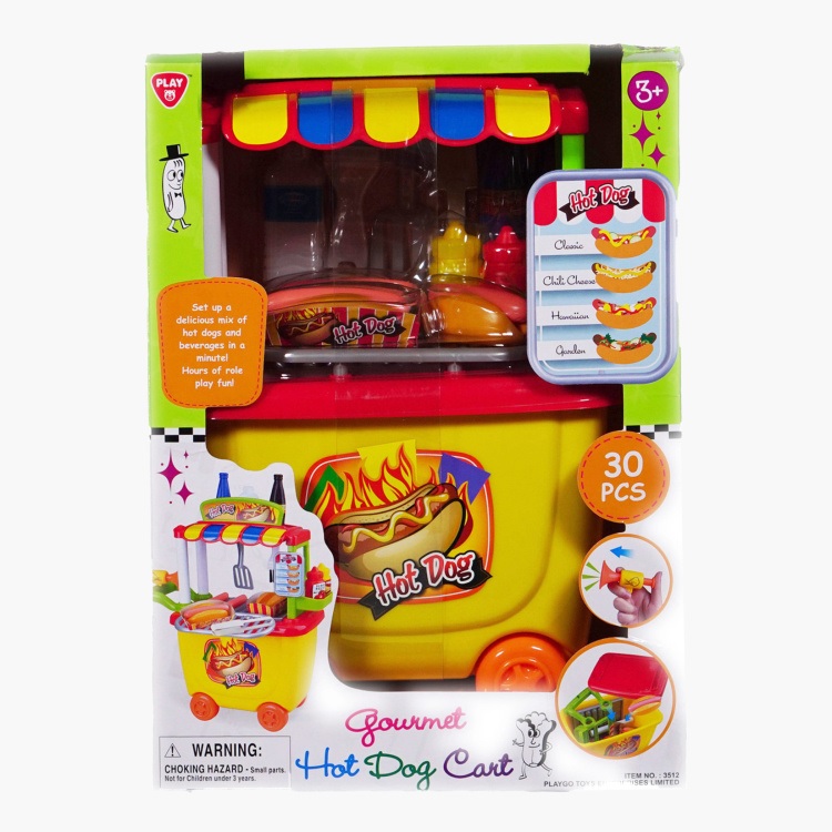 Playgo Gourmet Hot Dog Cart - 30 Pcs