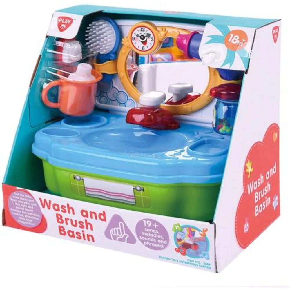 Playgo Wash And Brush Basin B/O