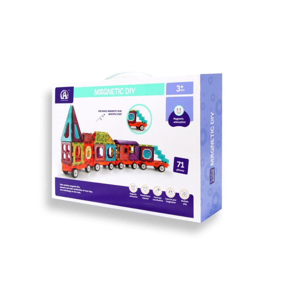 Tstation 71Pcs Blocks Set Magnetic Diy