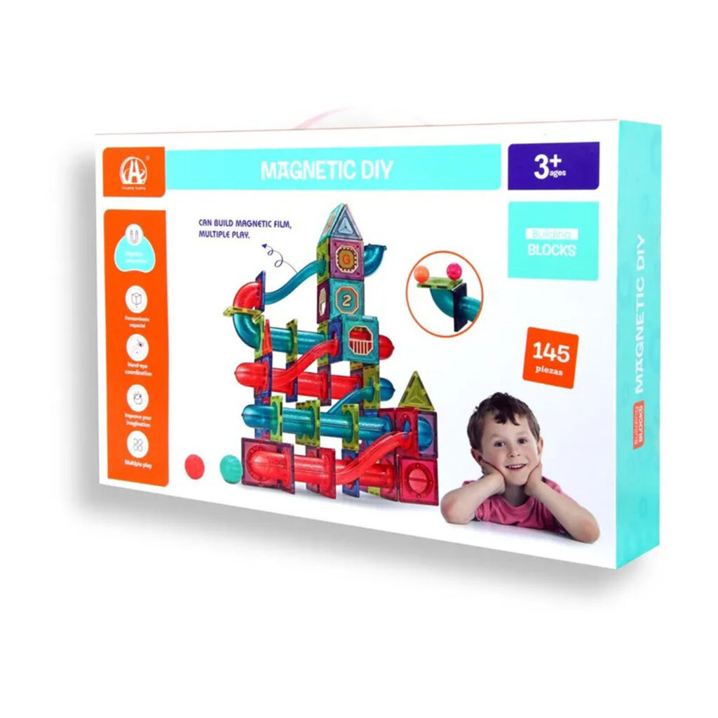 Tstation 145Pcs Blocks Set Magnetic Diy