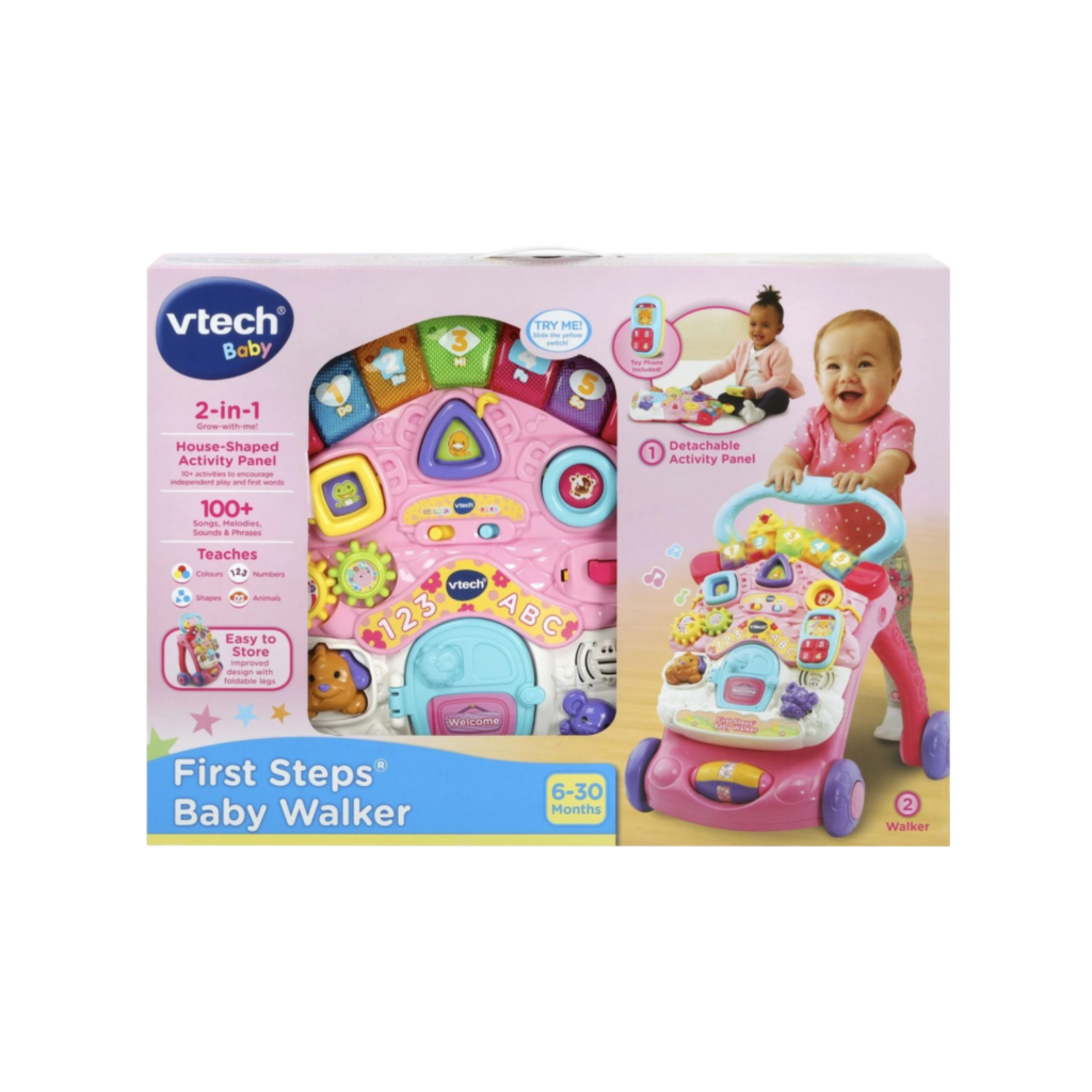 Vtech First Steps Baby Walker (Pink)(Small Close Box)