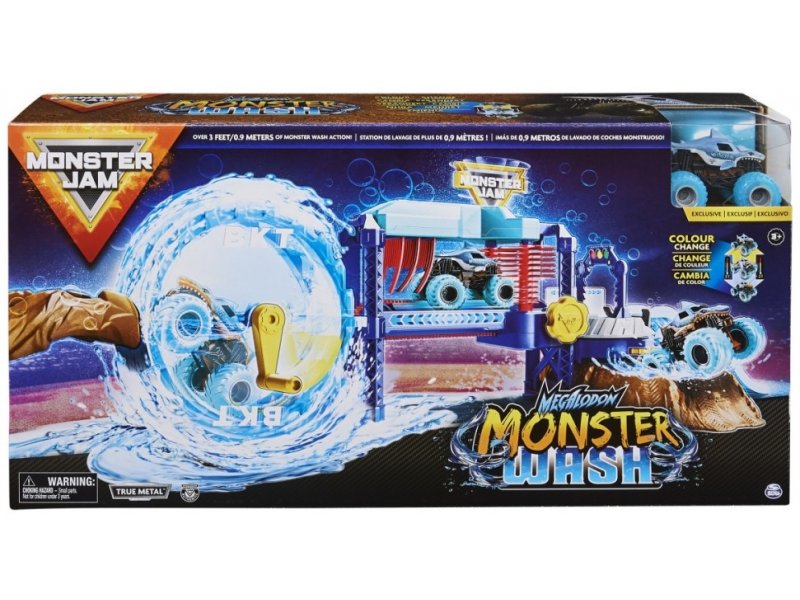 SPIN MASTER MONSTER JAM 1:64 POWER WASH PLAYSET