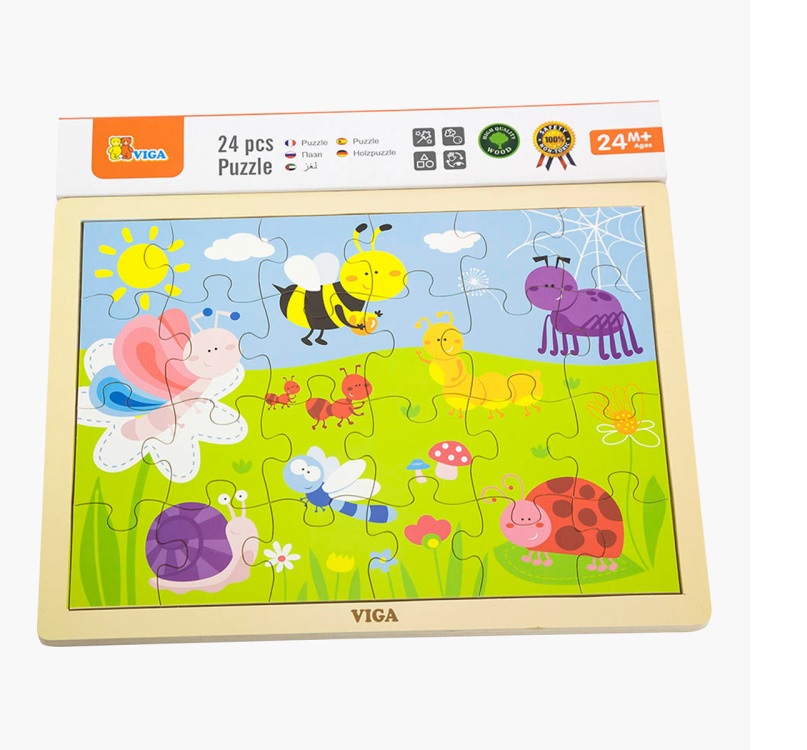 Viga 24 Pieces Puzzle  Farm