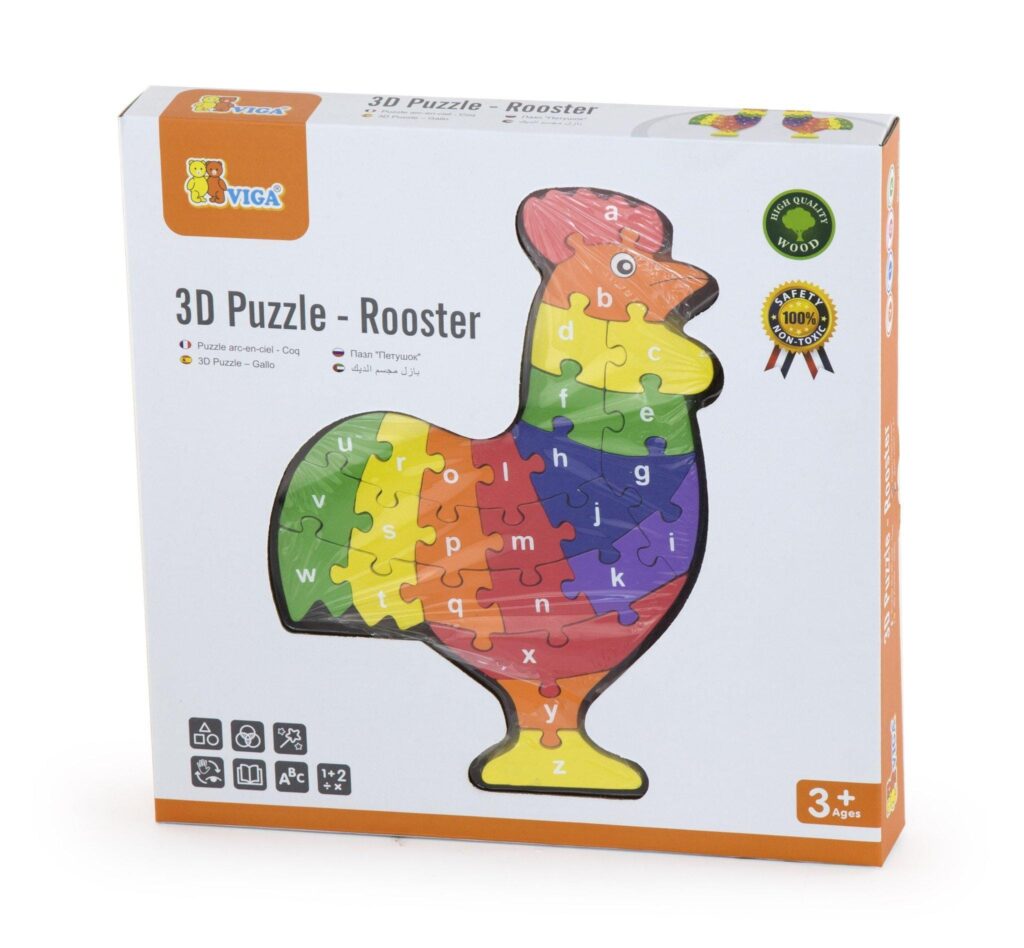 Viga 3D Puzzle  Rooster