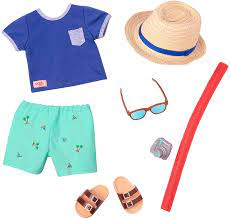 Our Generation Deluxe Boy  Swimsuit Outfit
