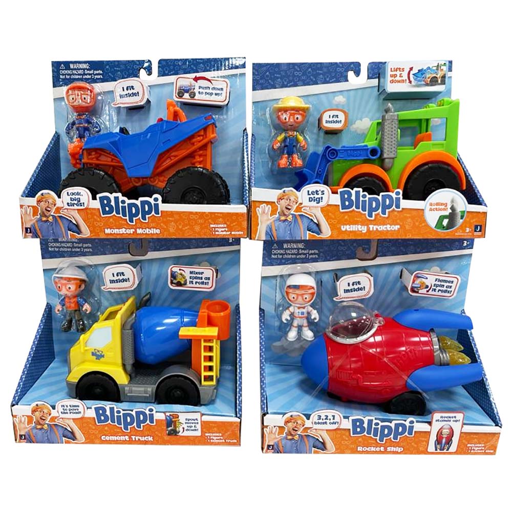 Blippi Feature Vehicles Asst