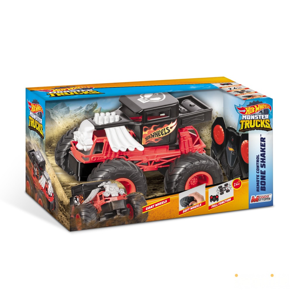 Hotwheels Rc Monster Truck Bone Shaker B/O