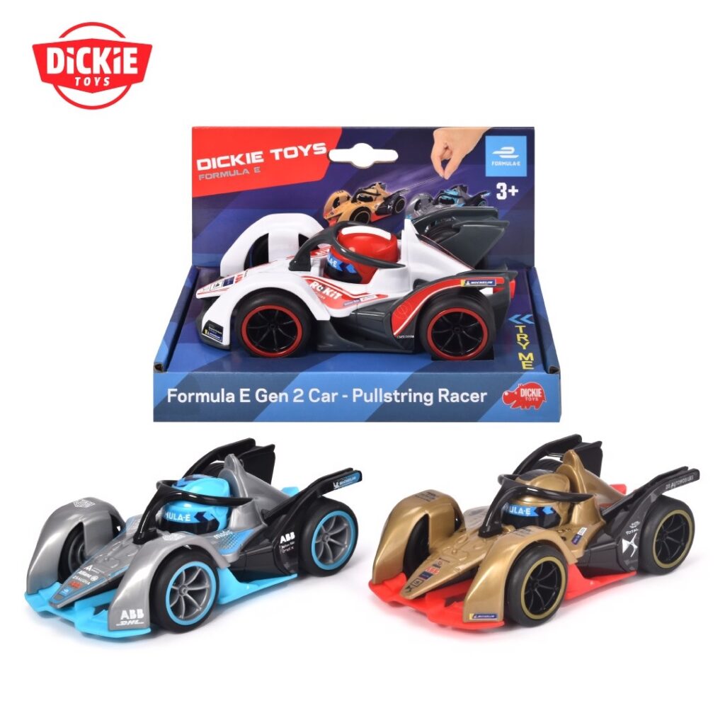 Dickie  Formula E - Pullstring Racer, 3-Asst.203162000