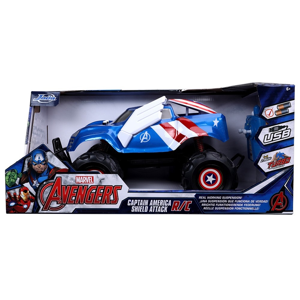 Jada Toys Marvel R/c Captain America Attack 1:14 253228001