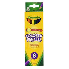 Crayola 8 Ct. Colored Pencils, Long