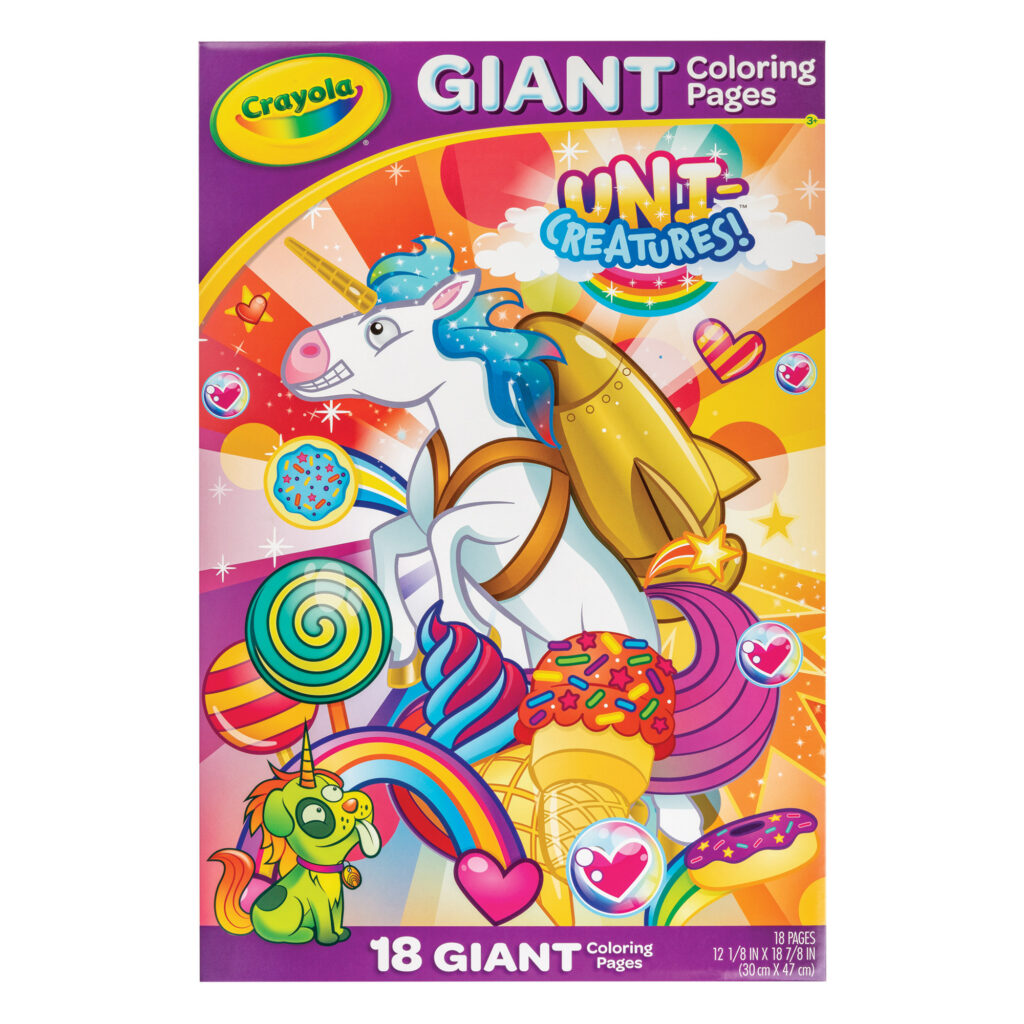 Crayola Giant Coloring Pages, Uni-Creatures