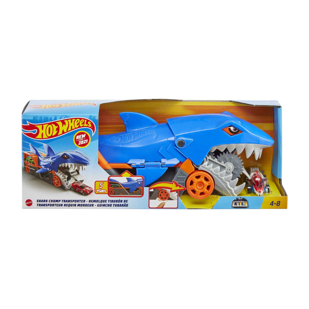Mattel Hot Wheels Lsv Shark Chomp Transport