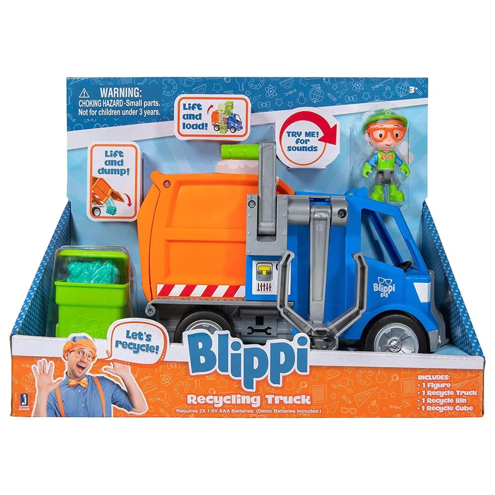 Blippi Feature Vehicle Recycling Truck