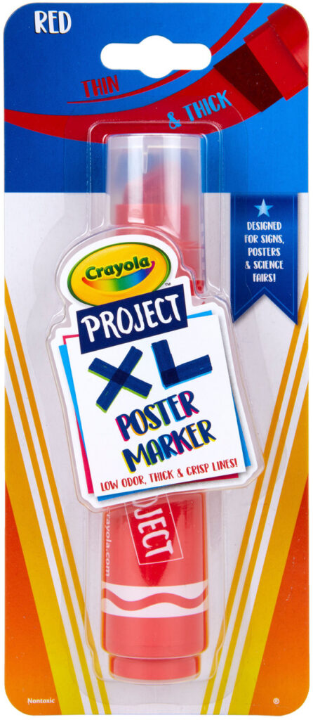 Crayola Project 1 Ct. Xl Poster Marker, Red